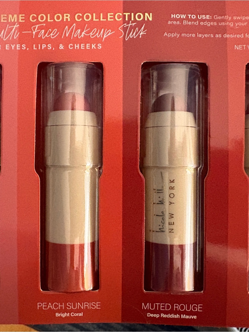 Multi-Face Makeup Stick - 4 colors!